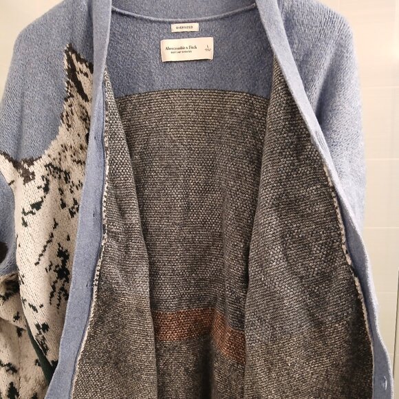 Rare Abercrombie & Fitch Oversized Cardigan - Picture 5 of 11